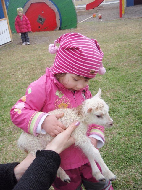 Góðir gestir í heimsókn á Leikbæ