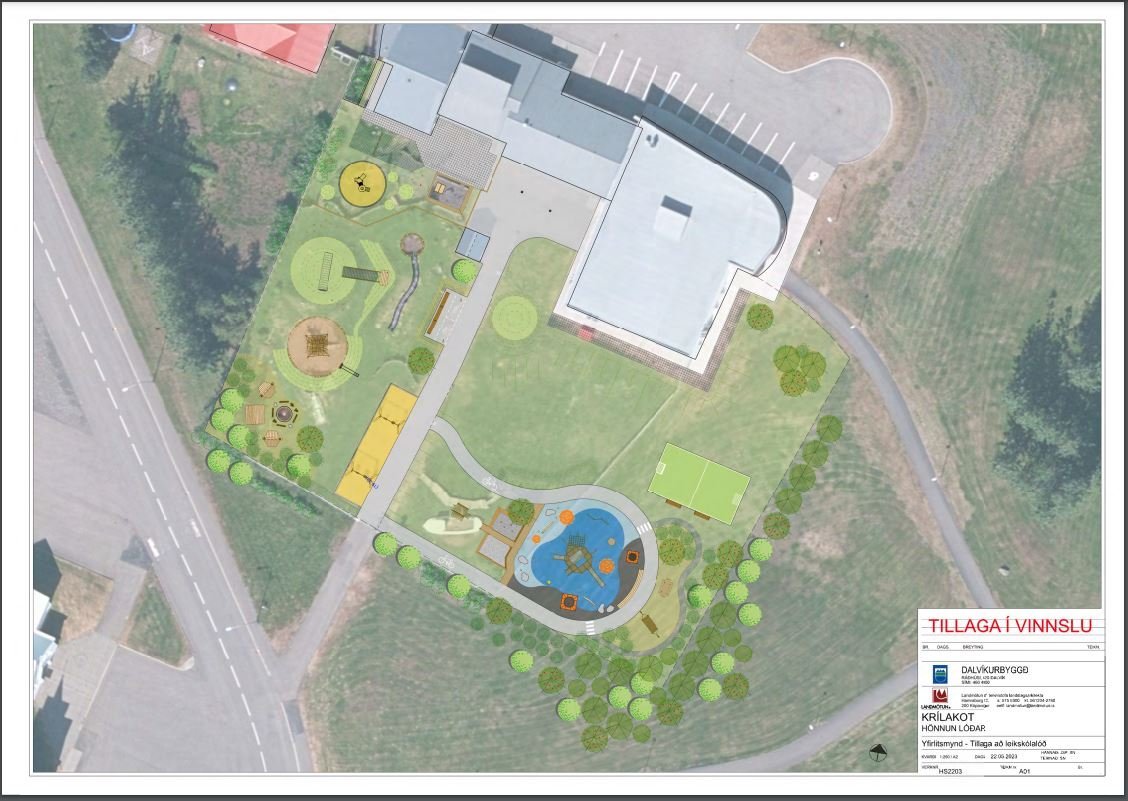 Kynning á hönnun og endurbótum á lóð Krílakots