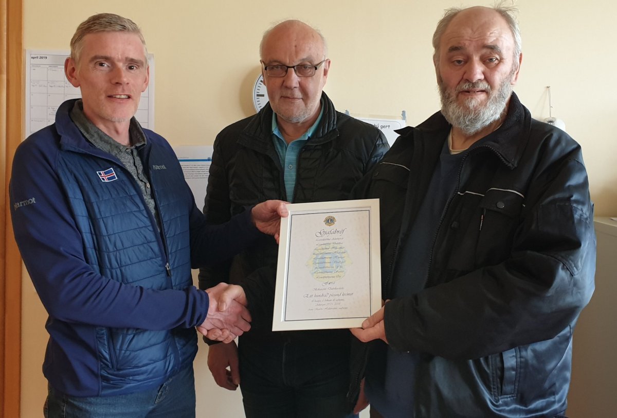 Fv: Friðrik Arnarson, Valdimar Bragason og Zophonías Jónmundsson.