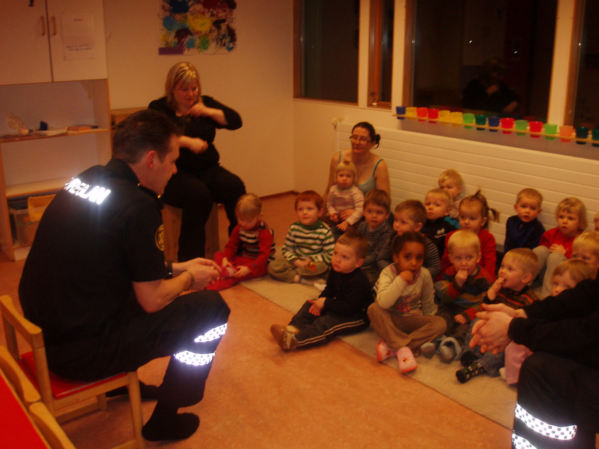 Brunaæfing og lögregluheimsókn