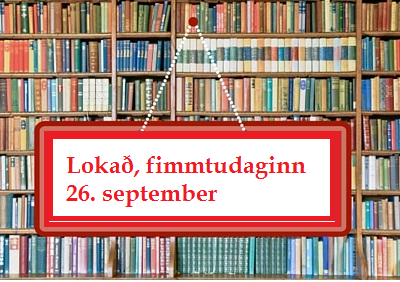 Lokað, fimmtudaginn 27. sept