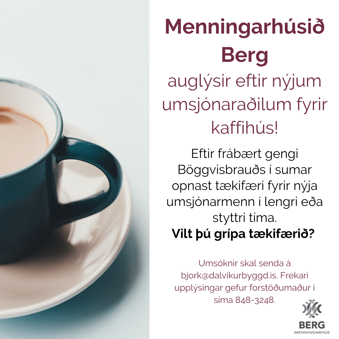 Menningarfélagið óskar eftir nýjum umsjónaraðilum