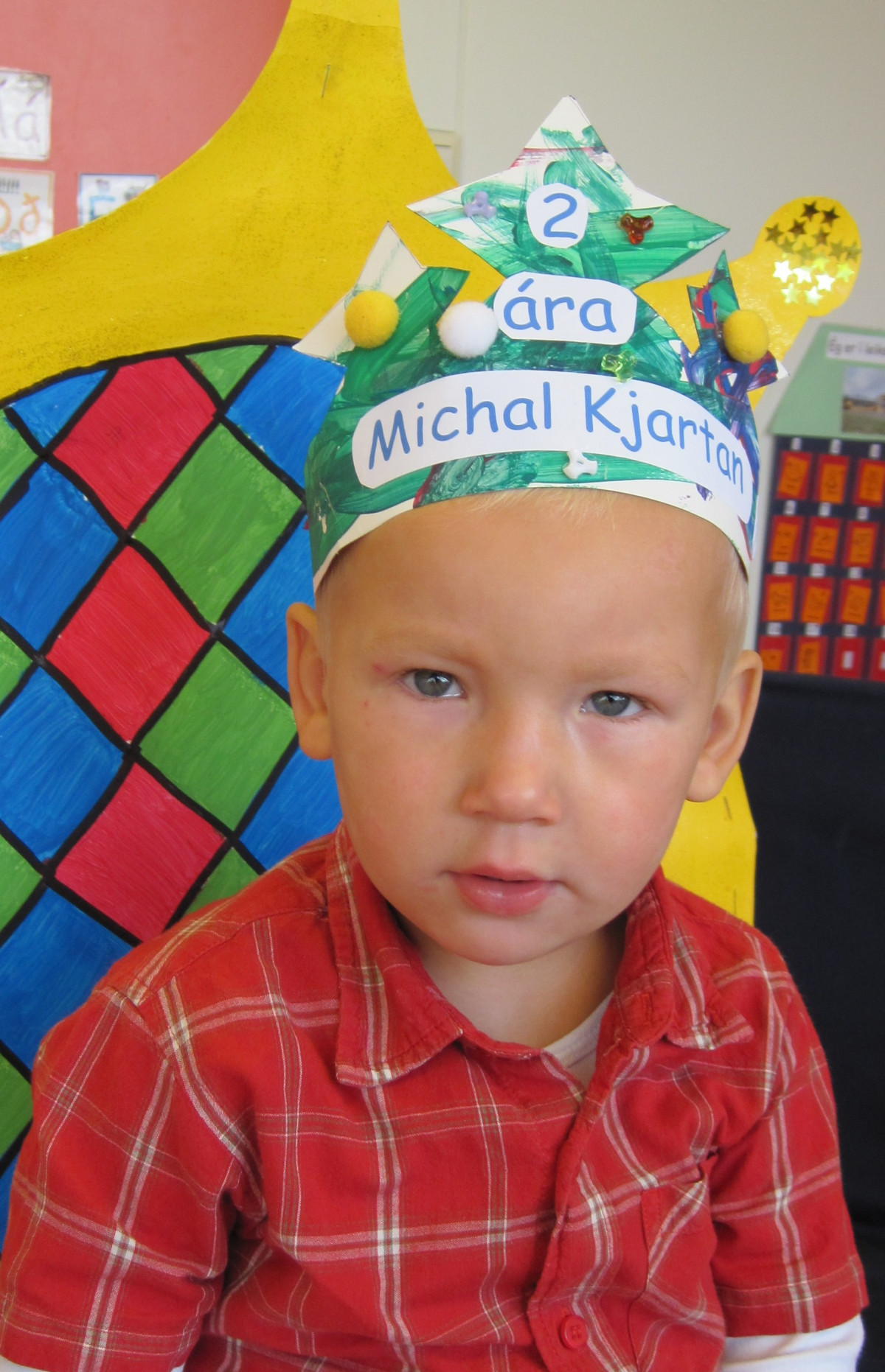 Michal Kjartan 2 ára