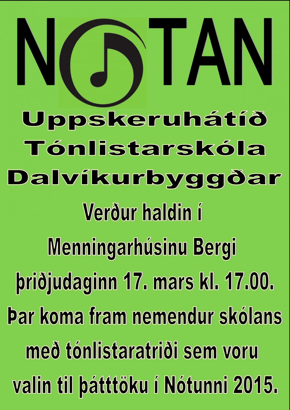 Uppskeruhátíðin Nótan