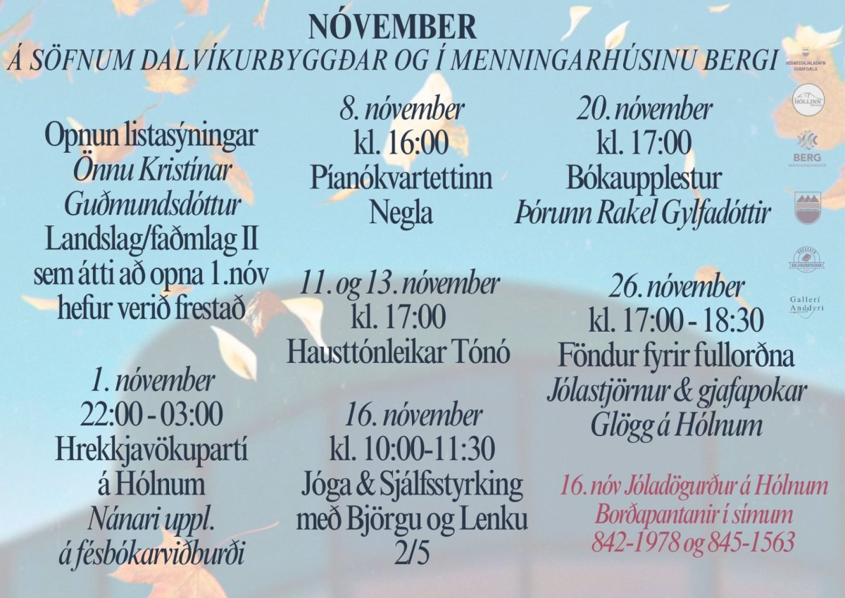 Nóvember í Bergi