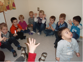 Vorsýning í leikskólanum Leikbæ