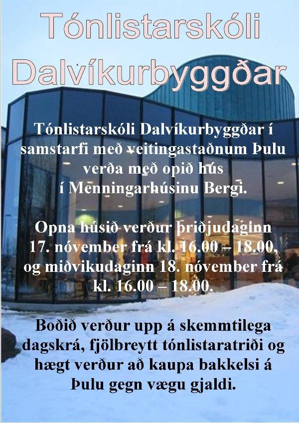 Opið hús Tónlistarskólans