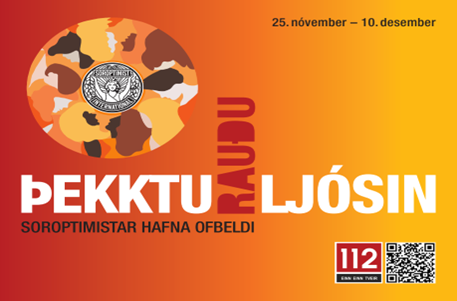 „Roðagyllum heiminn“ átak á vegum Alþjóðasamtaka Soroptimista