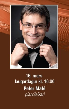 Peter Máté á lokatónleikum Klassík í Bergi