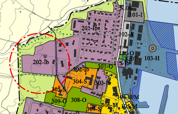 Nýtt íbúðasvæði vestan Böggvisbrautar