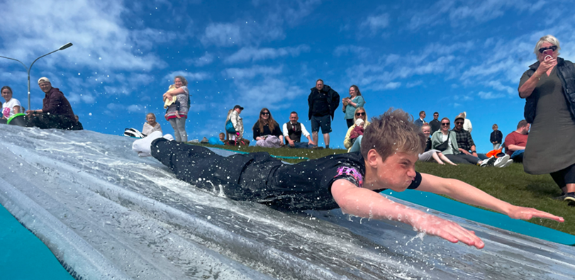 Líf og fjör á hátíðarhöldum vegna 17. júní