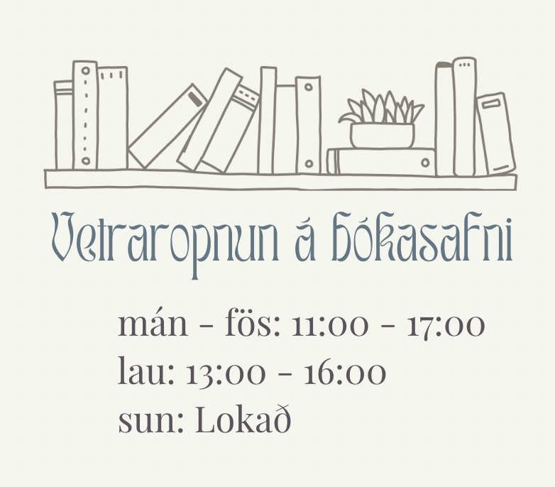 Opnunartímar bókasafnisins