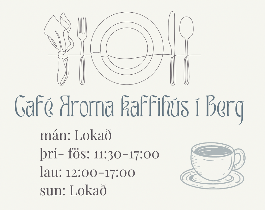 Opnunartímar Cafe Aroma