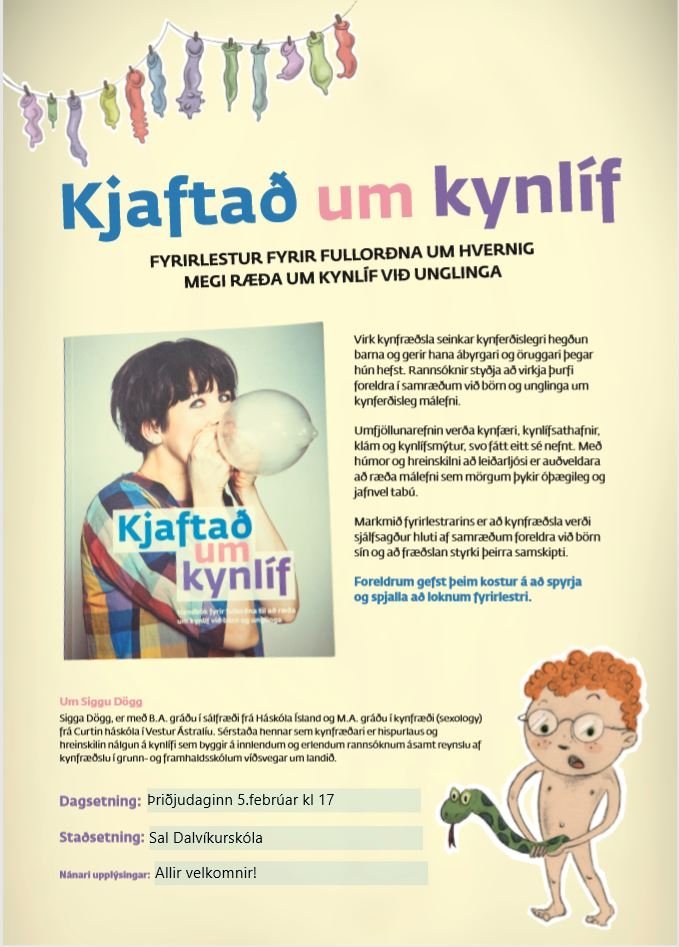 Fyrirlestur Siggu Daggar