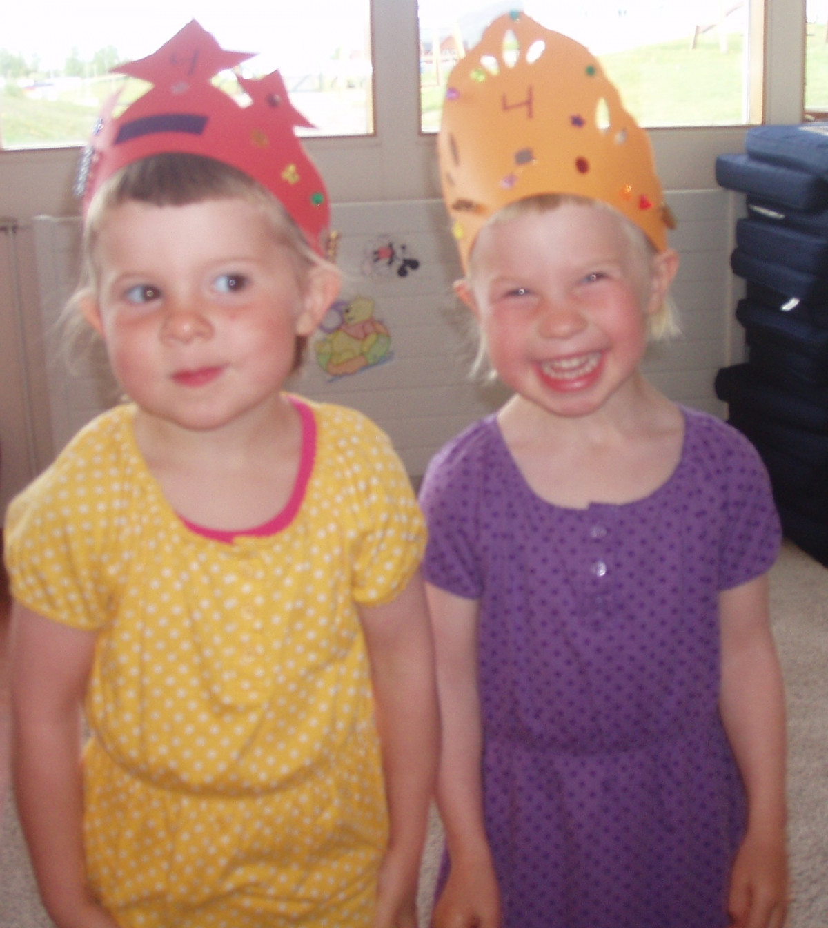 Kristín Erna og Elsa Dögg 4.ára