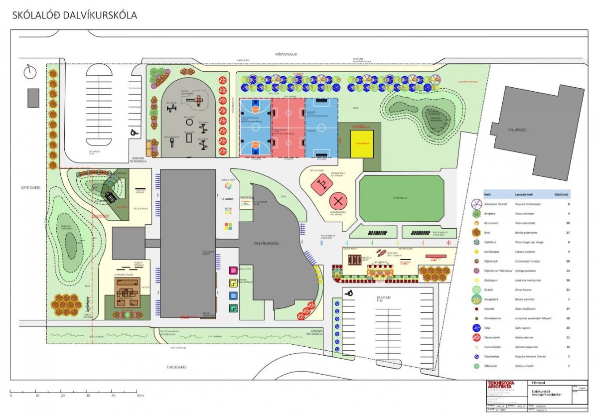 Skólalóðin endurbætt