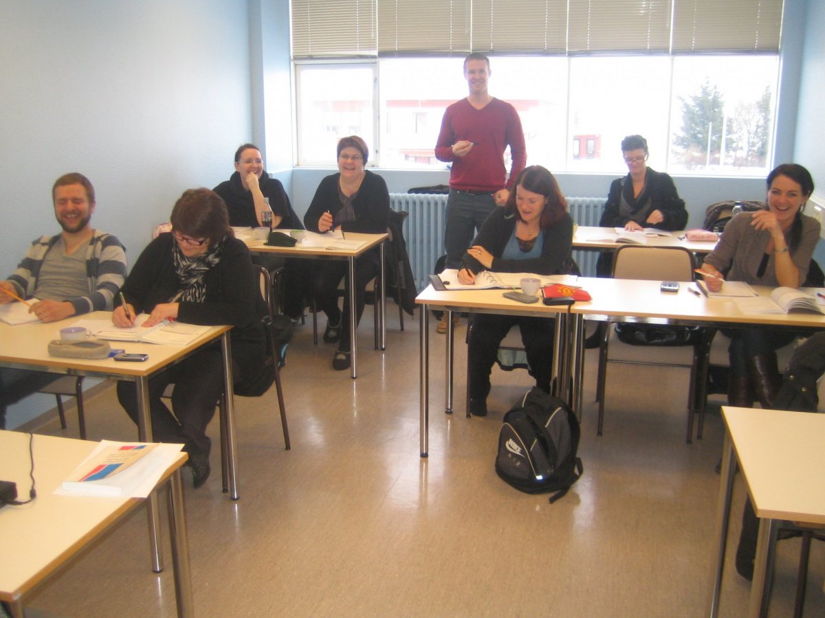 Líf og fjör í námsveri SÍMEY á Dalvík