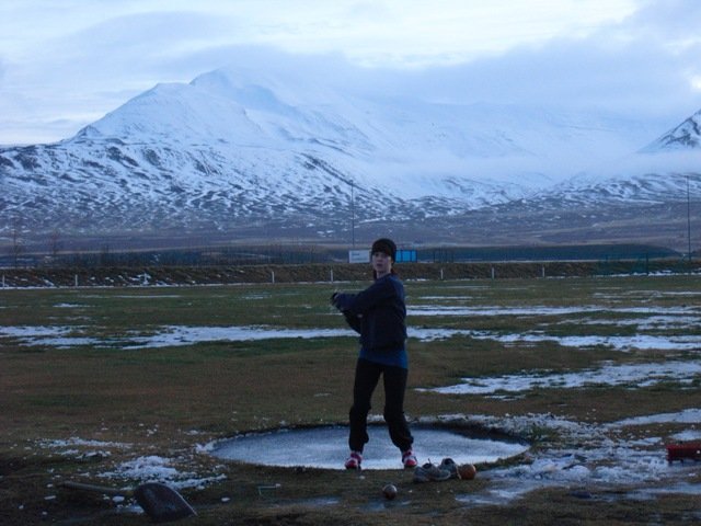Íslandsmet í sleggjukasti