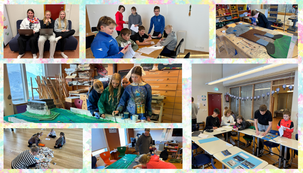 Heimabyggðaþema í Dalvíkurskóla.