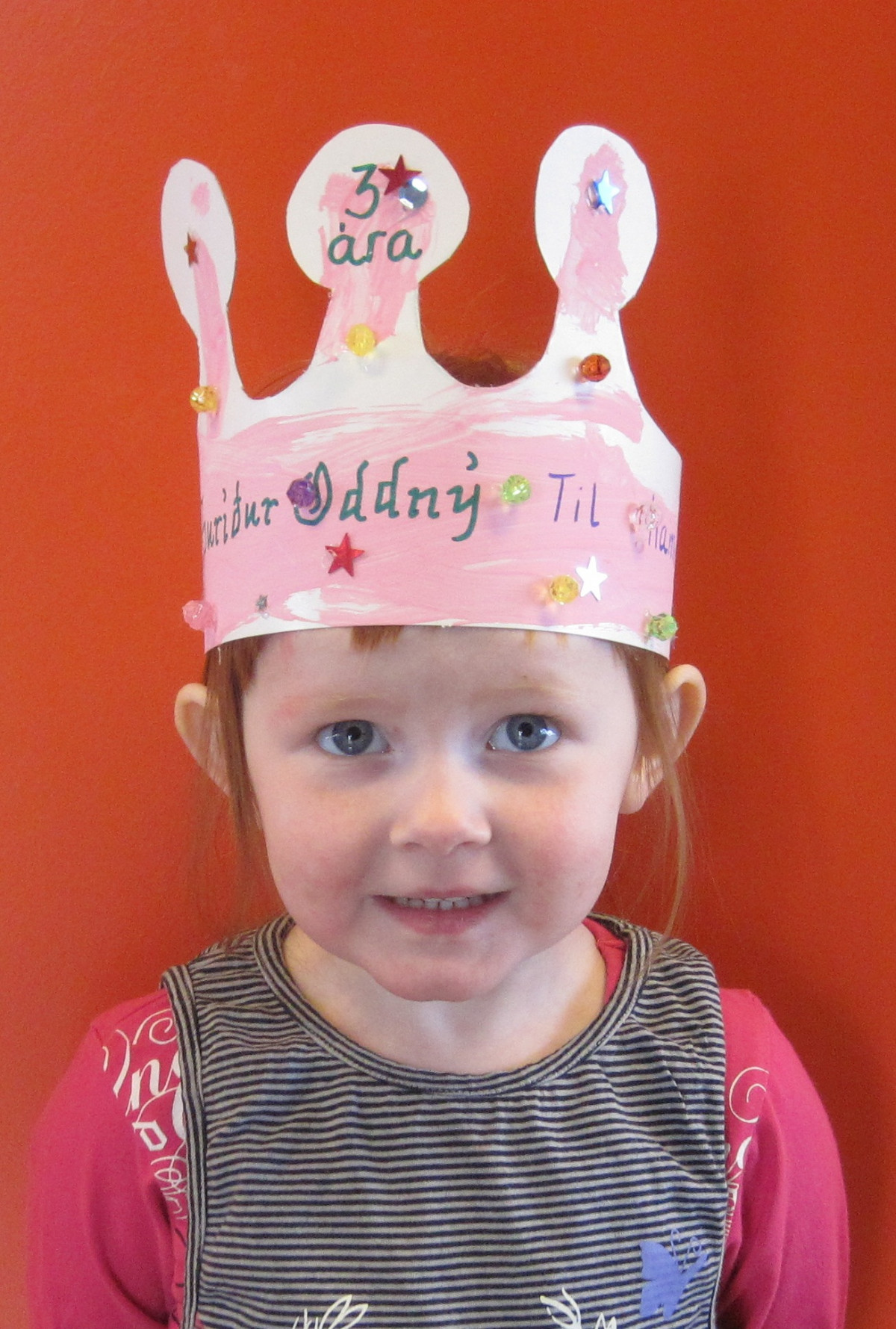 Þuríður Oddný 3 ára