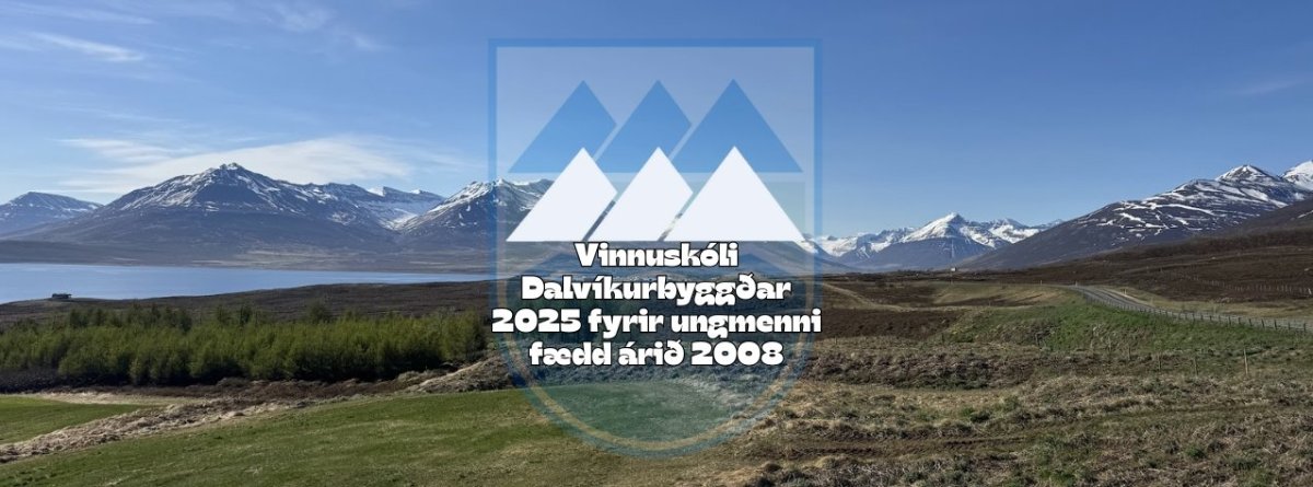 Vinnuskóli Dalvíkurbyggðar 2025 fyrir ungmenni fædd árið 2008