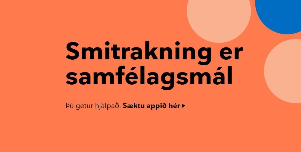 Ert þú búin/n að ná smitrakningarforritið?
