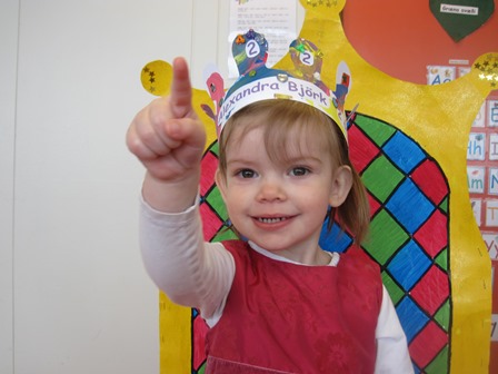 Alexandra Björk 2 ára