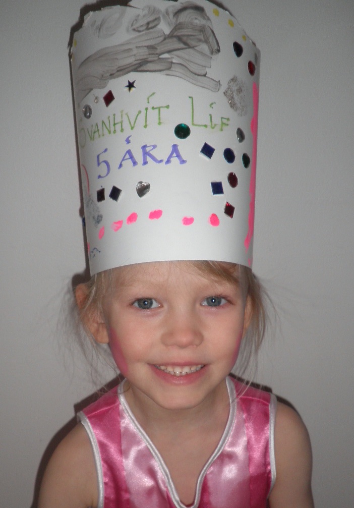 Svanhvít Líf 5 ára