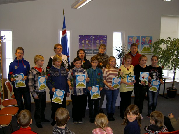 Stóra upplestrarkeppnin í Árskógarskóla