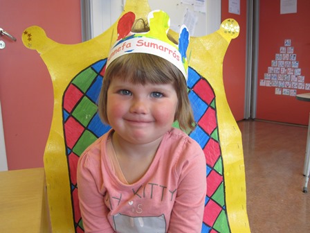 Sunnefa Sumarrós 3 ára