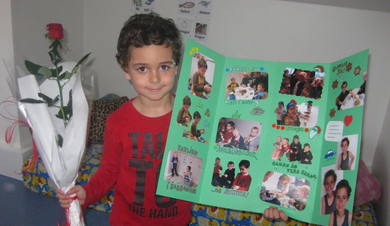 Kveðjustund fyrir Elyass Kristinn