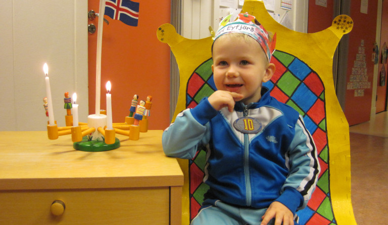 Kári Eyfjörð 3 ára