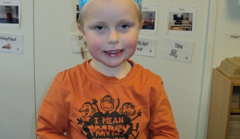 Hannes Ingi 4 ára