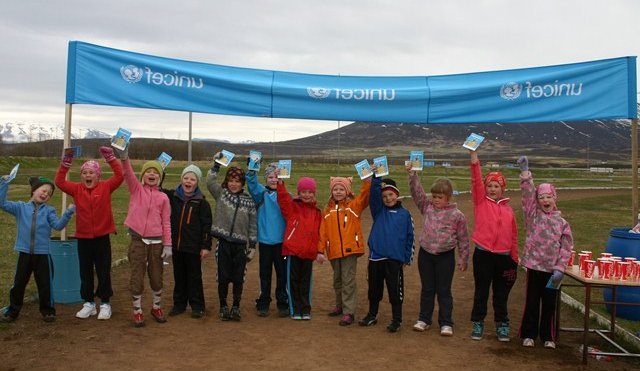 Dalvíkurskóli hleypur til styrktar Unicef