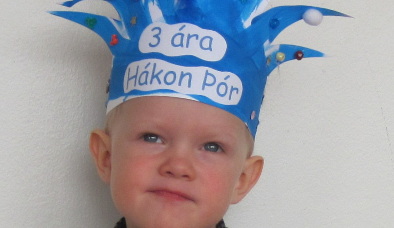 Hákon Þór 3. ára