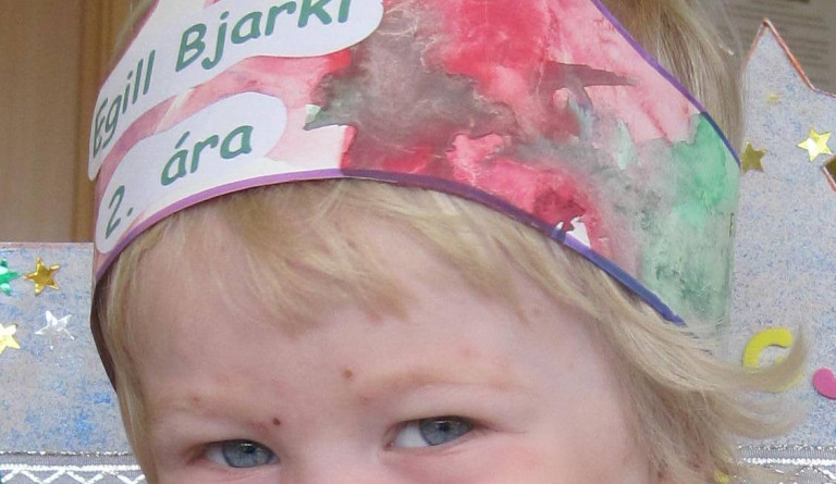 Egill Bjarki 2 ára