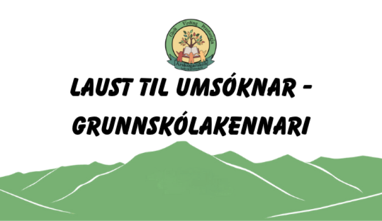 Laust til umsóknar - grunnskólakennari