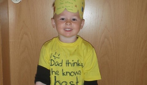 Jón Tryggvi 3ja ára