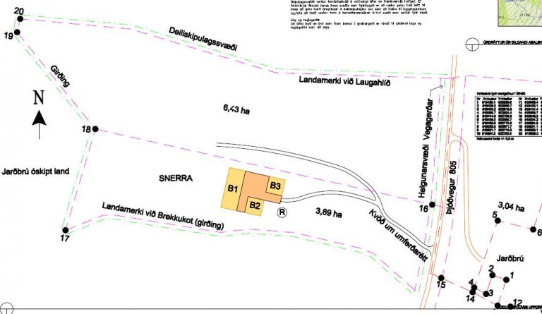 Auglýsing um skipulagsmál í Dalvíkurbyggð - deiliskipulag Snerra
