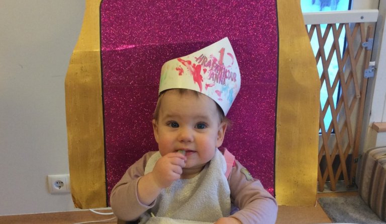 Hrafnhildur Anna 1 árs