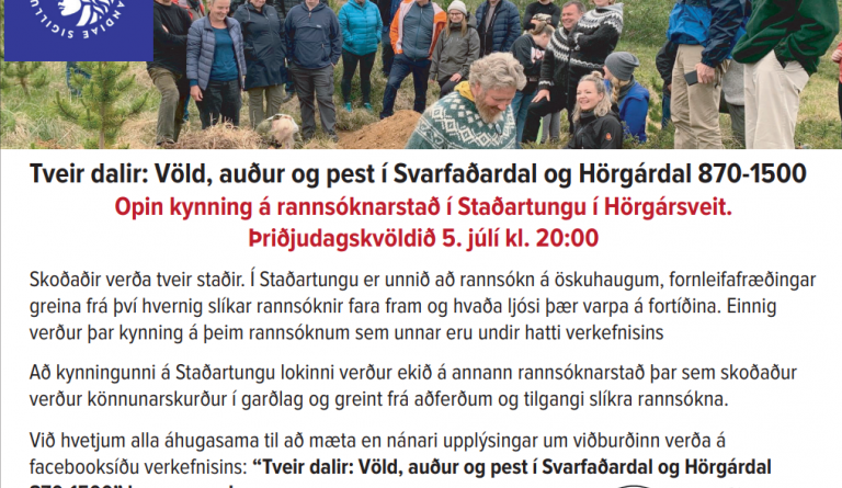 Tveir dalir: Völd, auður og pest í Svarfaðardal og Hörgárdal 870-1500
