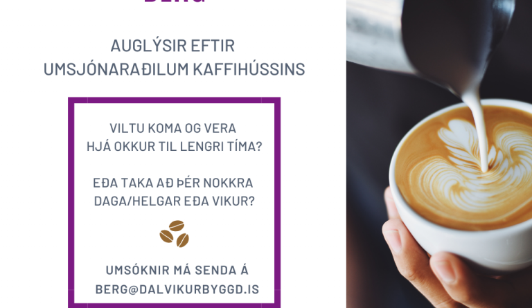 Viltu láta ljós þitt skína á kaffihúsinu í Bergi?