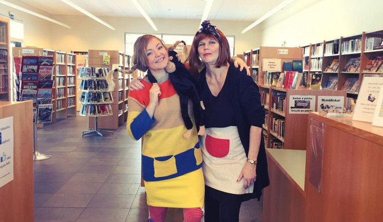 Það tóku allir þátt á bókasafninu!