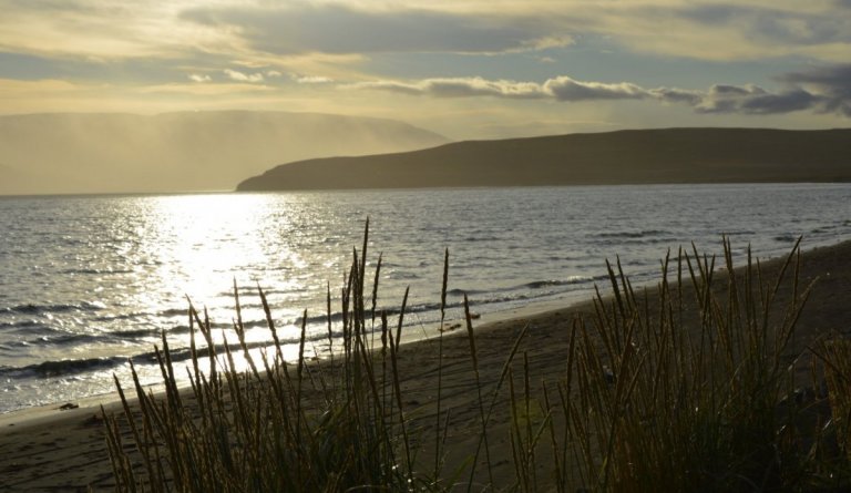 Sandvík og Selárland við Hauganes