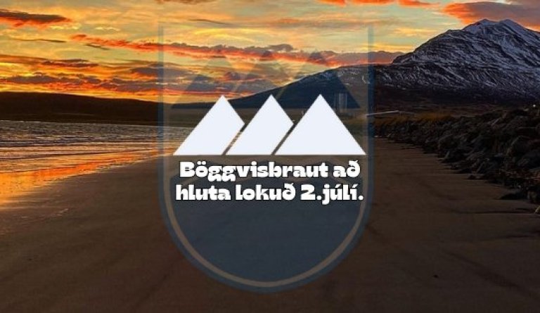 Böggvisbraut að hluta lokuð.