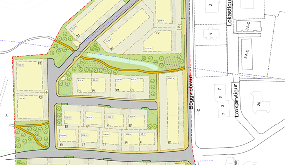 Íbúðarsvæði vestan Böggvisbrautar-Breyting á aðalskipulagi og nýtt deiliskipulag
