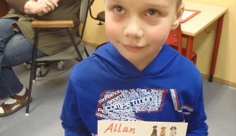 Skólaheimsókn Allans Inga