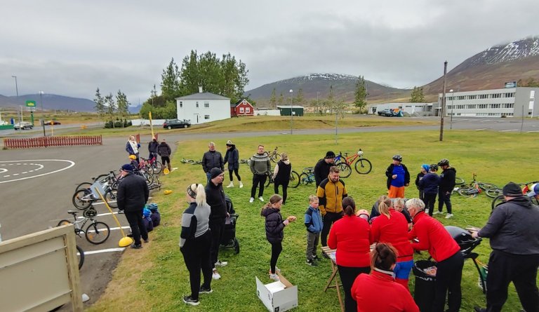 Haldið upp á bíllausa daginn í Dalvíkurbyggð.