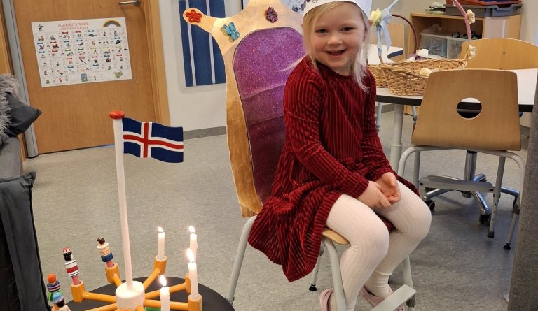 Alexandra Ósk 4 ára