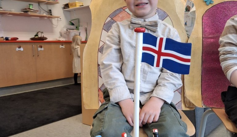 Nökkvi Hrafn 4 ára